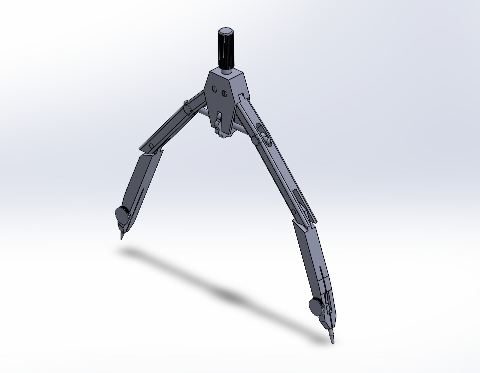 Mechanical Compass isometric view